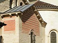 Lyon, Abbaye d'Ainay, Chapelle Ste Blandine, Mur est (2)